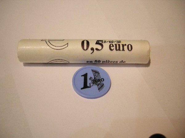 (afbeelding voor) Muntrol 1 eurocent 2008 UNC